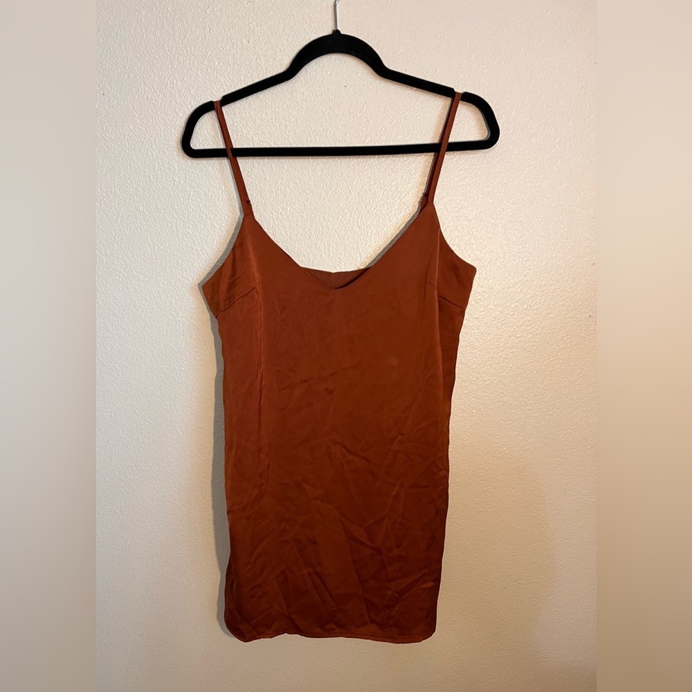 Blue Blush Rust Slip Dress - Size Small NWOT